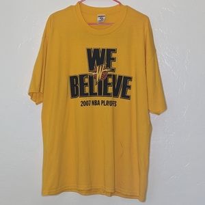 Warriors 2007 Playoffs We Believe T Shirt